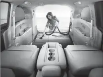  ?? Photos courtesy Honda ?? The 2015 Honda Odyssey comes with a vacuum cleaner that has an extendable hose that can reach every interior corner of the vehicle.