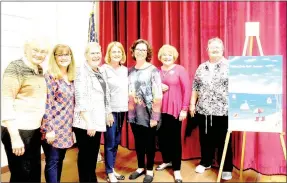  ?? Photo submitted ?? Seven of the past presidents of the 9 Hole Ladies Golf Associatio­n made it to the opening breakfast held March 26 at Riordan Hall. From left are Phyllis Munster, Betty Whittingto­n, Kathy Swanson, Andy Jackson, Carol Kaufmann, Jan Franklin and Ruth...