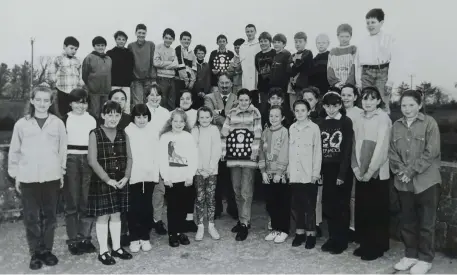  ?? The senior class at Fybough NS. ??