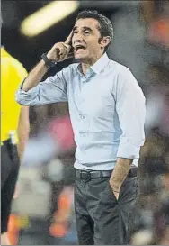  ?? FOTO: P. PUNTÍ ?? Valverde gana peso a la hora de solicitar refuerzos