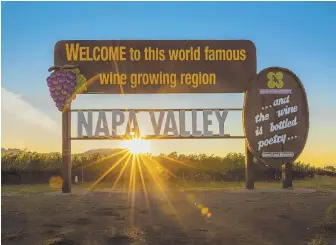  ?? TNS PHOTO, TOP ?? OPEN FOR BUSINESS: In the wake of October’s devastatin­g wildfires, Napa Valley (above, top and opposite page) offers a simple message: We are open for business.