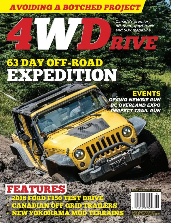  ??  ?? Canada’s premier off-road, sport truck and SUV magazine