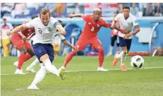  ?? FOTO: DPA ?? Innerhalb der regulären Spielzeit hat es bei dieser WM schon geklappt: Harry Kane verwandelt­e einen Elfmeter zum 2:0 gegen Panama.