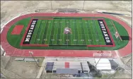  ?? COURTESY PHOTO ?? The new turf field at McDonald County High School will remain quiet until at least July due the covid-19 safety measures the school district has in place.