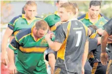  ?? Photo / Dean Taylor ?? Ben May (right) in the Te Awamutu Sports forward pack during 2011.