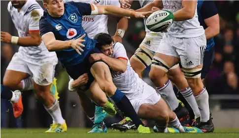  ??  ?? Garry Ringrose is a product of the most efficient developmen­tal system in world rugby