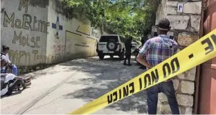  ??  ?? ASSASSINAT­ION: Police said they arrested 18 Colombians and three Haitians, including two who also hold dual US citizenshi­p, linked to the July 7 killing.