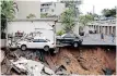  ?? ?? RESIDENTS were evacuated from Umdloti flats after rains washed away some of the buildings in Kwazulu Natal. | BONGANI MBATHA African News Agency ( ANA)