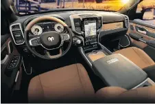  ?? RAM ?? The Ram 1500’s interiors continue to be over the top.