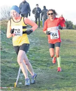  ??  ?? Historic moment Katie Bristow made the journey from the Shetland Isles to compete