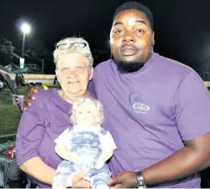  ??  ?? Baby ‘Hope Richards’ is being raffled by members of the CANSA committee, to raise funds specifical­ly for the CANSA House of Richards Bay. Pictured are Marlene Slabbert and Sam Chigumbura Tamlyn Jolly