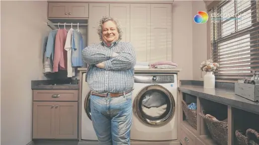  ??  ?? Patric Richardson — the self-proclaimed ‘Evangelist of Laundry’ — stars in the new Discovery+ series “The Laundry Guy.” DISCOVERY+