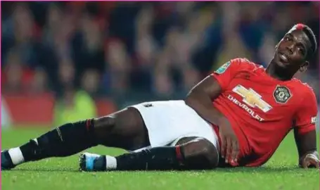  ??  ?? Pogba is out of the clash with AZ Alkmaar with toe injury