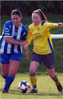  ?? Pictures: Andrew Batt ?? Mollie Haines in action for Woodley United
