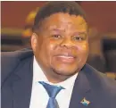  ?? Picture:Gallo Images ?? FOR. Minister of State Security David Mahlobo vows to vote for Zuma.