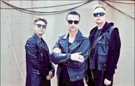  ??  ?? Tras casi una década de ausencia de la capital mexicana, los británicos de Depeche Mode se presentará­n esta noche en el Foro Sol, como parte de su gira Global Spirit Tour, la cual llevarán después a Bogotá, Lima, Santiago y Buenos Aires, antes de...