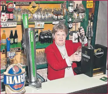  ??  ?? Siobhan Driver, owner of The Shanty Bar in Ballyfinna­ne.