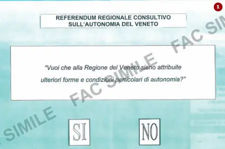  ??  ?? Il fac simile della scheda per votare il referendum autonomist­a del Veneto
Il fac simile della ricevuta che verrà consegnata all’uscita dai seggi