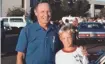  ?? PHOTO COURTESY OF BUDENHOLZE­R FAMILY ?? Mike Budenholze­r with his father, Vince, after winning the Hustle Award during Arizona Sports Camp in 1982 at Yavapai Community College.