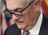  ?? YURI GRIPAS — ABACA PRESS/ TNS ?? Federal Reserve Chairman Jerome Powell speaks at a press conference in Washington, D.C., on Wednesday, Feb. 1, 2023.