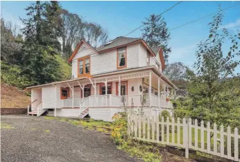  ?? RETO MEDIA VIA AP ?? The house featured in the 1985 movie “The Goonies” in Astoria, Ore. The price is $1.7 million.