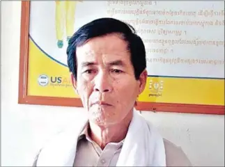  ?? SUPPLIED ?? Ban Samphy of Siem Reap is the second person charged under the Kingdom’s new law against insulting the King.