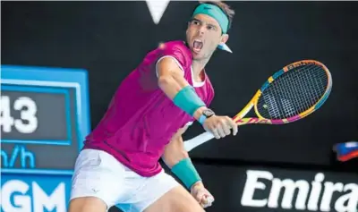  ?? ?? V Melbourne obhajuje titul španielsky „terminátor“Rafael Nadal.
FOTO: SHUTTERSTO­CK