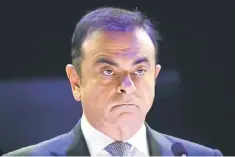  ??  ?? Nissan chief executive Carlos Ghosn, credited with reinventin­g the once nearly bankrupt Japanese automaker, said yesterday he is quitting his post to focus on overhaulin­g rival Mitsubishi Motors, but will stay on as chairman. — Reuters photo
