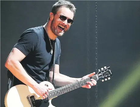  ?? BRIAN DONOGH ?? Last year’s Las Vegas shooting “wrecked me in a lot of ways,” says Eric Church, who had headlined the music festival two nights earlier.