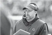  ?? NAM Y. HUH/AP ?? Chicago Bears coach Matt Nagy has molded his team into a title contender in just one season.