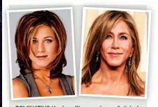  ?? ?? DOMINATING the headlines, a story of global importance: Jennifer Aniston has had a haircut. Apparently, fans have identified a similarity between her famous ‘Rachel’ style and the ‘do’ she wore to Sunday’s Golden Globes. Have they been at Elon Musk’s stash? The two styles look nothing like each other.