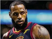  ??  ?? LeBron James is a three-time NBA Finals MVP and has scored more than 40 points seven times in this year’s playoffs.