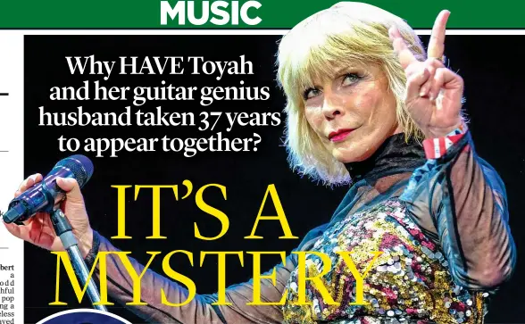  ?? ?? EXTRA SAUCE: Toyah Willcox, above, and Soft Cell’s Marc Almond, left