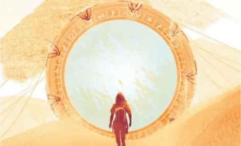  ??  ?? ► Arte conceptual de Stargate Origins, que debería estrenarse antes de fin de año.