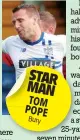  ??  ?? STAR MAN TOM POPE
Bury