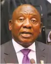  ?? Reuters ?? Cyril Ramaphosa