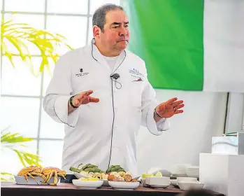  ??  ?? Emeril Lagasse served as a headlining chef at the 2019 Cayman Cookout.