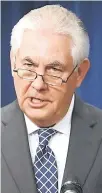  ??  ?? Rex Tillerson