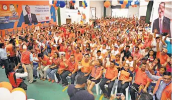  ??  ?? Cálculos. GANA celebró ayer una Asamblea General. Sus dirigentes hicieron varios anuncios y además plantearon cuentas alegres para las próximas elecciones.