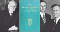  ??  ?? (clockwise, from left) Beaver; the first Guinness World Records book; and the McWhirter twins.