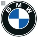  ??  ?? 1. Avec la Série 5, BMW fait aussi évoluer son logotype.
2. La plus petite des Série 5 se contente de 500 cm3 (ici, une R50 de 1972). À l’époque de la Série 2, on aurait parlé de « grosse cylindrée ». Les temps changent...