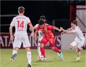  ?? ?? Joshua Canales (20) debutó con el Herediano frente al Toluca de México, por la Concacaf Liga de Campeones. TOMADA DE iNsTAGRAM