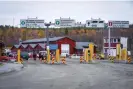  ?? Photograph: NTB/Alamy ?? Europe’s last remaining open border with Russia, at Storskog near the town of Kirkenes in northern Norway.