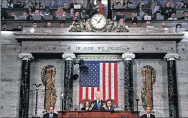  ?? EL PAÍS ?? Figura. El presidente Joe Biden durante el discurso de la Unión.