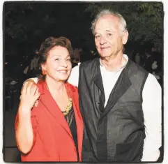  ?? Drew Altizer / Drew Altizer Photograph­y ?? Maria Manetti Shrem and Bill Murray at Festival Napa Valley.