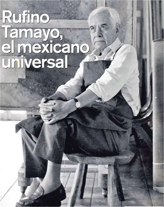  ?? fotografia­do por Daisy Ascher en 1973. SECRETARÍA DE CULTURA / INBA / MUSEO TAMAYO. ?? Rufino del Carmen Arellanes Tamayo