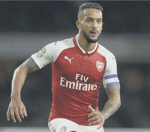  ??  ?? 0 Theo Walcott made 397 appearance­s and scored 108 goals across more than a decade for Arsenal but today starts life as an Everton player.