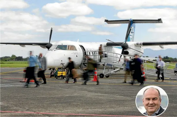  ?? CHRISTEL YARDLEY/STUFF ?? The 68-seater ATR aircraft will provide the new services in and out of Hamilton.