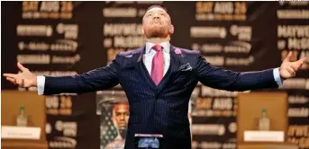  ??  ?? Conor McGregor con 28 años