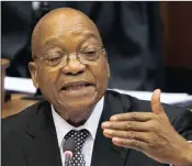  ?? Picture: EPA ?? President Jacob Zuma was blamed for the collapse of the rand after his cabinet changes in 2015.